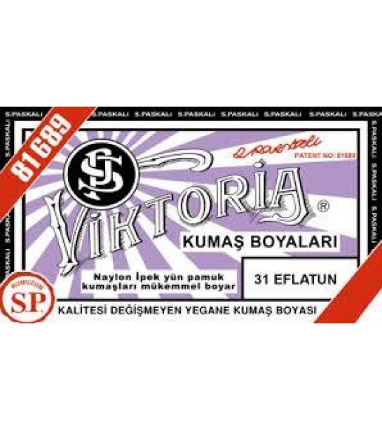 31 Kumaş Boyası Viktoria Eflatun 31 Kumaş Boyası Viktoria Eflatun