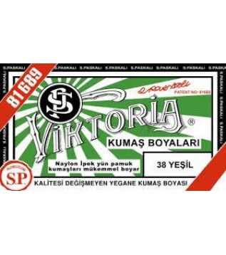 38 Kumaş Boyası Viktoria Yeşil 38 Kumaş Boyası Viktoria Yeşil