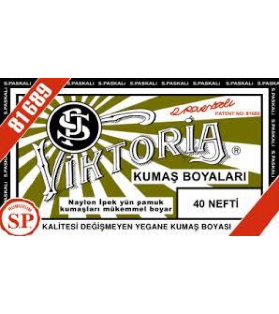 40 Kumaş Boyası Viktoria Nefti 40 Kumaş Boyası Viktoria Nefti