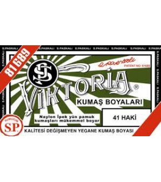 41 Kumaş Boyası Viktoria Haki 41 Kumaş Boyası Viktoria Haki