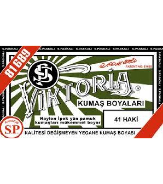 41 Kumaş Boyası Viktoria Haki 41 Kumaş Boyası Viktoria Haki