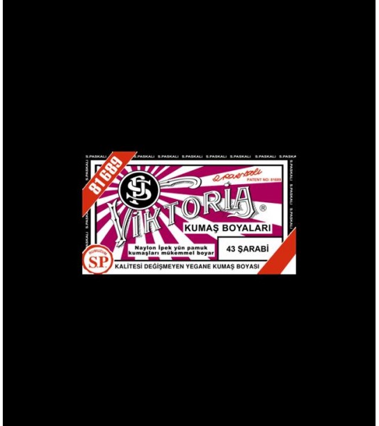 43 Kumaş Boyası Viktoria Şarabi 43 Kumaş Boyası Viktoria Şarabi