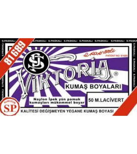50 Kumaş Boyası Viktoria M.lacivert 50 Kumaş Boyası Viktoria M.lacivert