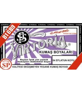 54 Kumaş Boyası Viktoria Eflatun Koyu 54 Kumaş Boyası Viktoria Eflatun Koyu