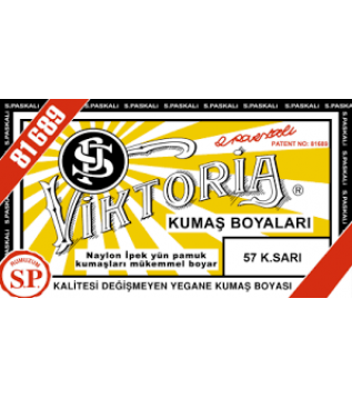 57 Kumaş Boyası Viktoria K.sarı 57 Kumaş Boyası Viktoria K.sarı