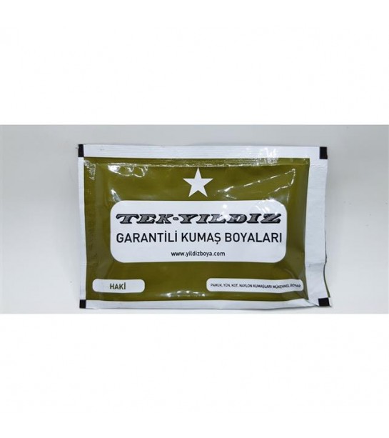 Tekyıldız Kumaş Boyası Haki 41 Tekyıldız Kumaş Boyası Haki 41