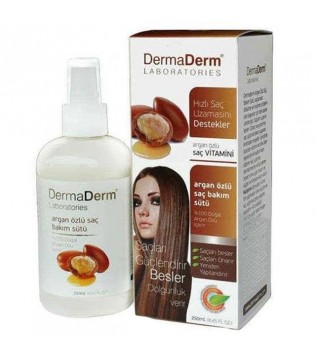 Dermaderm Argan Özlü Saç Bakım Sütü 250 Ml Dermaderm Argan Özlü Saç Bakım Sütü 250 Ml