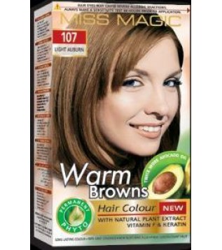Saç Boyası Miss Magıc No:107 (açık Kestane) Saç Boyası Miss Magıc No:107 (açık Kestane)