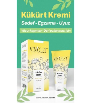 Vinolet Kükürtlü Krem Uyuz 150 Ml Vinolet Kükürtlü Krem Uyuz 150 Ml