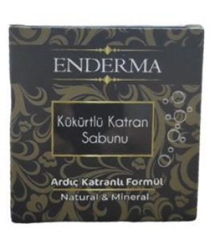 Enderma Kükürtlü Katran Sabunu 120 Gr Enderma Kükürtlü Katran Sabunu 120 Gr