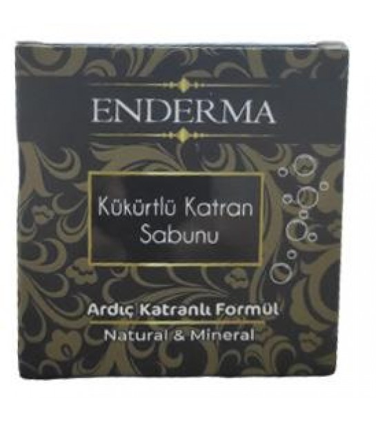 Enderma Kükürtlü Katran Sabunu 120 Gr Enderma Kükürtlü Katran Sabunu 120 Gr
