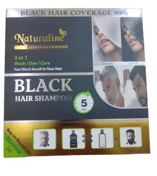 Naturaline Saç Rengi Yenileyici Şampuan Black Hair