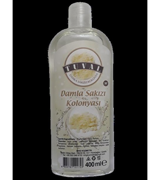 Barış Damla Sakızlı Kolonya 400 Ml Barış Damla Sakızlı Kolonya 400 Ml