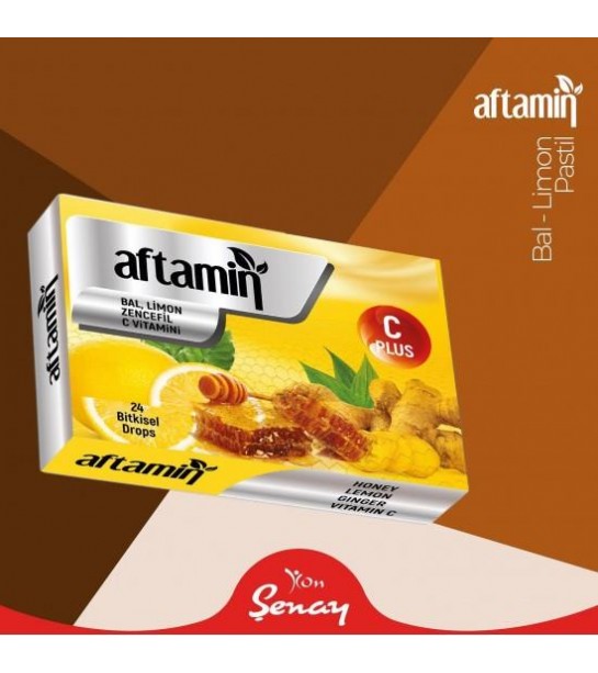 Aftamin Pastil Limon Zencefil C Vit 24 Ad. Aftamin Pastil Limon Zencefil C Vit 24 Ad.