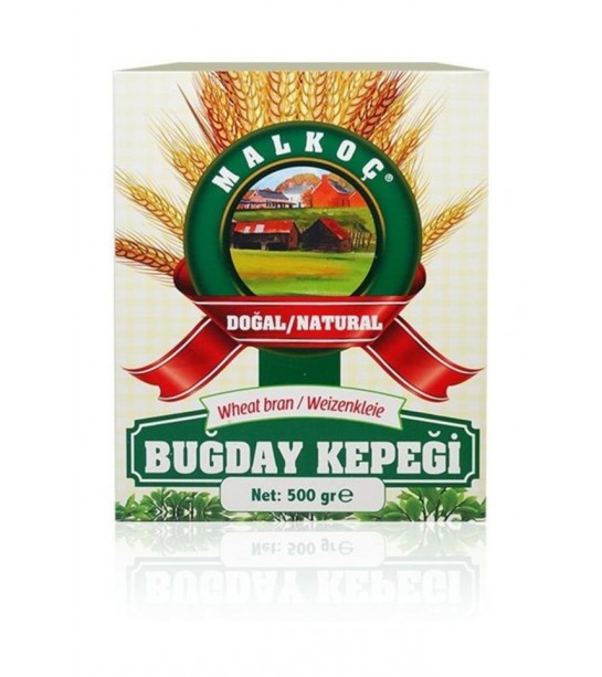 Malkoç Buğday Kepeği 500 Gr 12'li Malkoç Buğday Kepeği 500 Gr 12'li