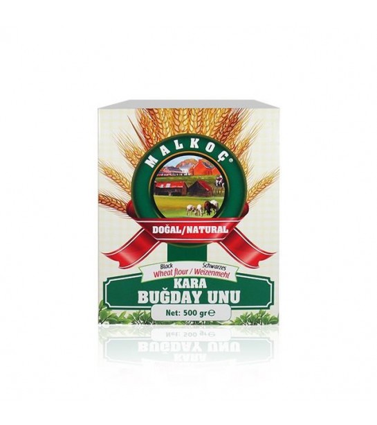 Malkoç Kara Buğday Unu 500 Gr(glutensiz) Malkoç Kara Buğday Unu 500 Gr(glutensiz)