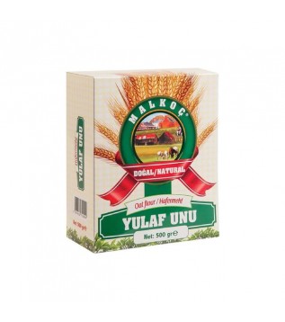 Malkoç Yulaf Unu 500 Gr Pk 12'li Malkoç Yulaf Unu 500 Gr Pk 12'li