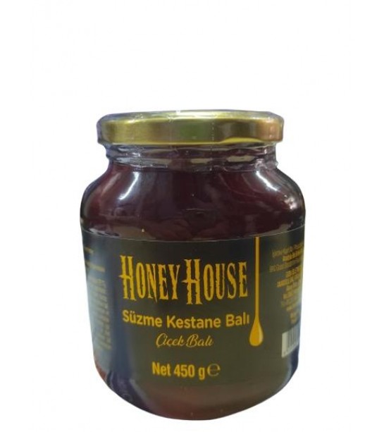 Honey House Süzme Kestane Balı 450 Gr Honey House Süzme Kestane Balı 450 Gr