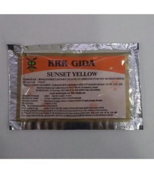 Krk Gıda Boyası Turuncu(sunset Yellow) Krk Gıda Boyası Turuncu(sunset Yellow)