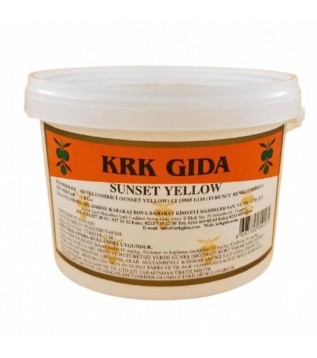 Dökme Gıda Boyası Turuncu Sunset Yellow E110 Dökme Gıda Boyası Turuncu Sunset Yellow E110