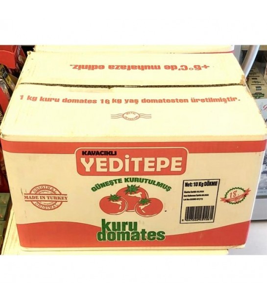Yeditepe Domates Kurusu 10 Kg Koli Nakliyesiz Yeditepe Domates Kurusu 10 Kg Koli Nakliyesiz