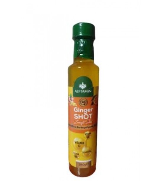 Alftamin Ginger Shot 340 Gr Zencefil Zerdeçal İçeren Şurup