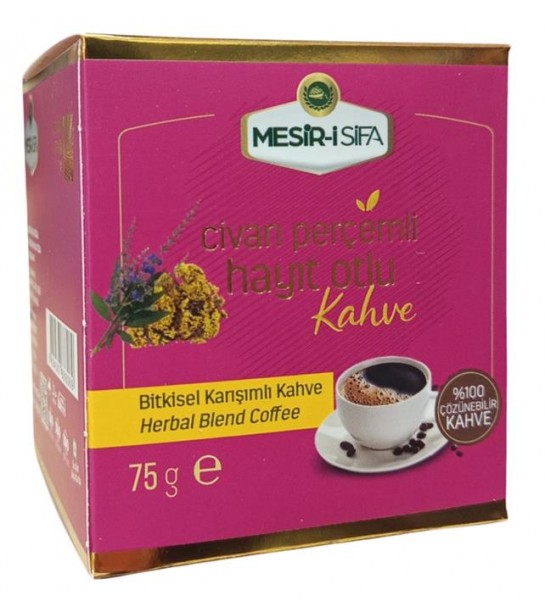 Mesir-i Şifa Civanperçemli Bitkisel Karışımlı Kahve 75 Gr