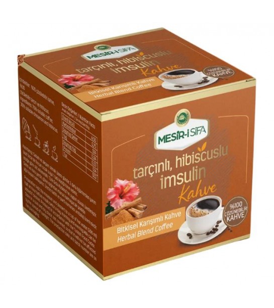 Mesir-i Şifa Tarçınlı,hibisküslü İmsulin Kahve 75 Gr Mesir-i Şifa Tarçınlı,hibisküslü İmsulin Kahve 75 Gr