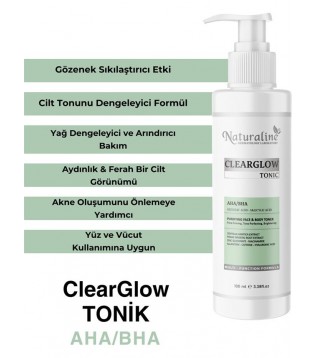 Naturaline Clearglow Yüz&vücud Toniği 100 Ml Naturaline Clearglow Yüz&vücud Toniği 100 Ml