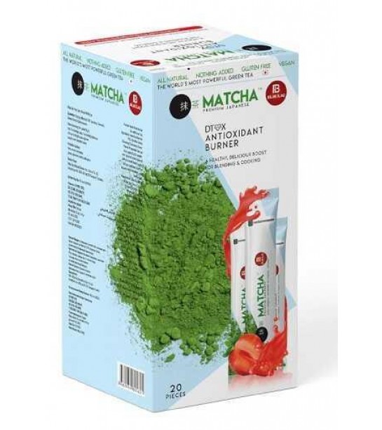 Çilekli Matcha Detox Çayı  20 Li Şase