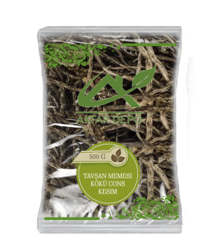 Tavşan Memesi Kökü Cons Kesim 500g Tavşan Memesi Kökü Cons Kesim 500g
