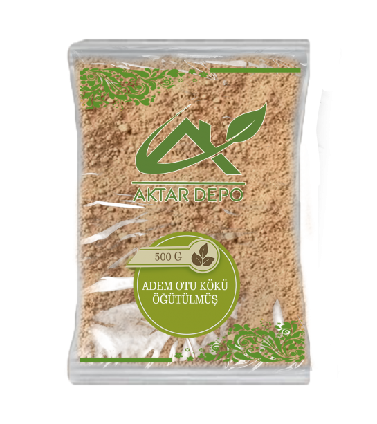 Adem Otu Kökü öğütülmüş 500gr Adem Otu Kökü öğütülmüş 500gr