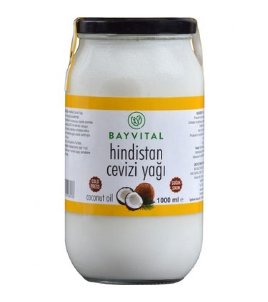 Hindistan Cevizi Yağı 1 Lt Soğuk Sıkım Hindistan Cevizi Yağı 1 Lt Soğuk Sıkım