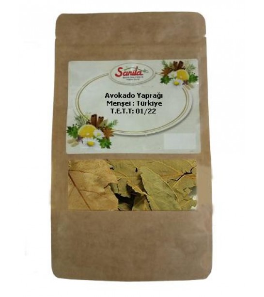 Sanita Avokado Yaprak 25 Gr Sanita Avokado Yaprak 25 Gr