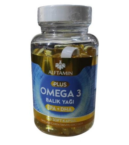 Alftamin Omega 3 Plus 100 Lü Balık Yağı Alftamin Omega 3 Plus 100 Lü Balık Yağı