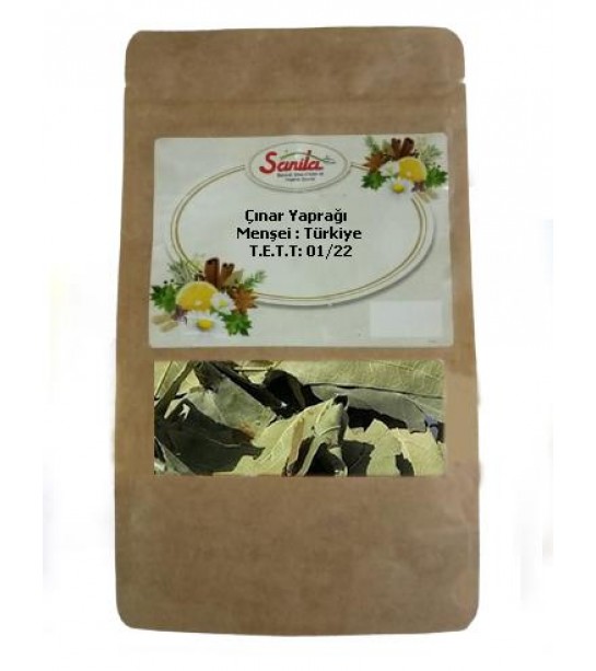 Sanita çınar Yaprağı 25 Gr