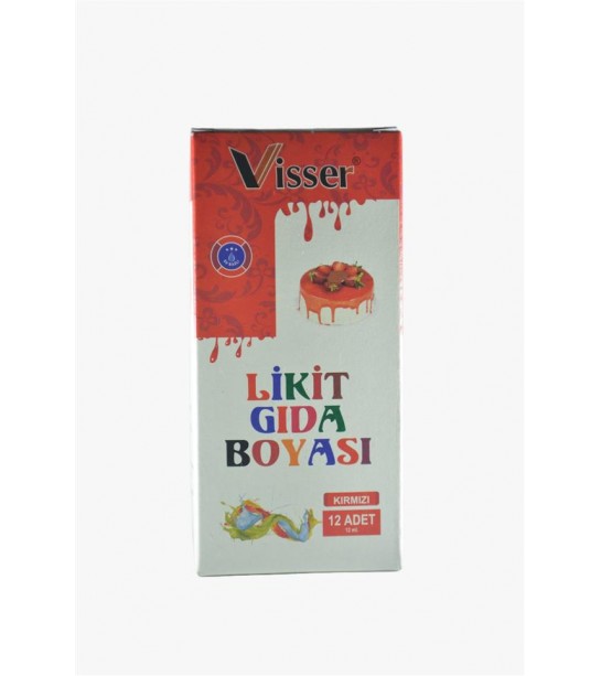 Visser Sıvı Gıda Boyası Kırmızı Visser Sıvı Gıda Boyası Kırmızı
