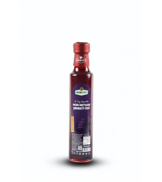 Mesir-i şifa Mor Reyhan şerbeti özü 350 Gr Mesir-i şifa Mor Reyhan şerbeti özü 350 Gr