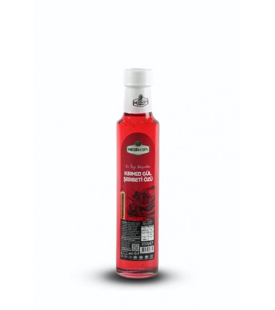 Mesir-i şifa Kırmızı Gül şerbeti özü 350 Gr Mesir-i şifa Kırmızı Gül şerbeti özü 350 Gr