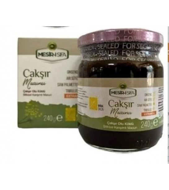 Mesir-i şifa çakşır Otlu Bitkisel Karışımlı Macun 240 Gr Mesir-i şifa çakşır Otlu Bitkisel Karışımlı Macun 240 Gr