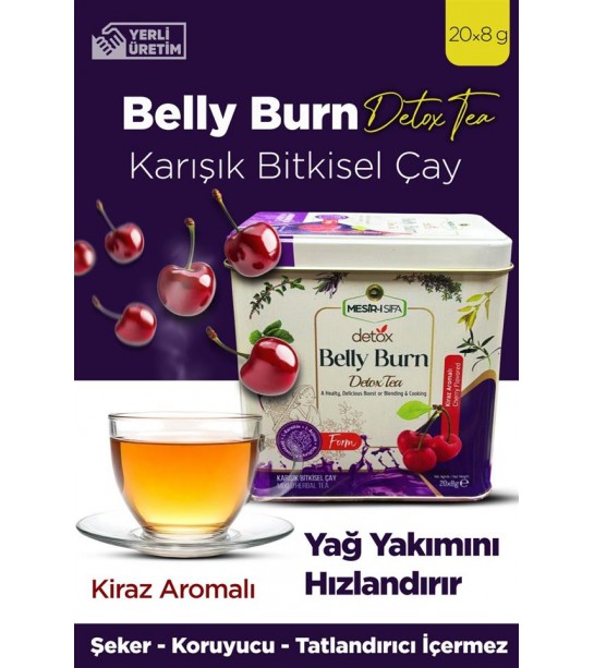 Mesir-i şifa Belly Burn Detox çayı Teneke Kutu 160 Gr Mesir-i şifa Belly Burn Detox çayı Teneke Kutu 160 Gr
