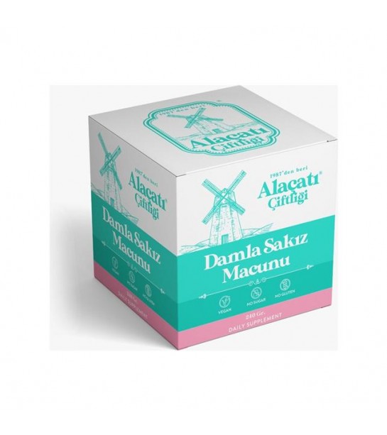Alaçatı Değirmeni Damla Sakız Macunu 240 Gr Alaçatı Değirmeni Damla Sakız Macunu 240 Gr