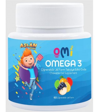 Omi Omega 3 Çiğnenebilir Jel Form 60 Lı Omi Omega 3 Çiğnenebilir Jel Form 60 Lı